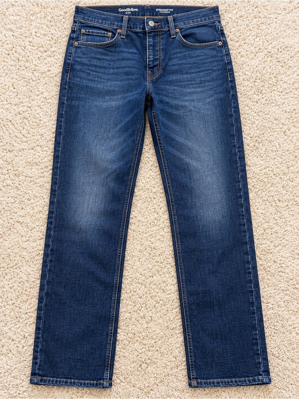 Goodfellow & Co Blue Straight-Leg Men's Jeans